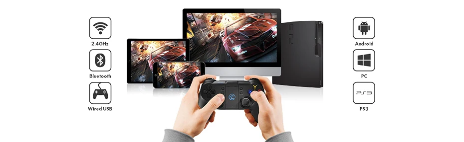 GameSir T1s геймпад Bluetooth 2,4G беспроводной контроллер для Android телефона/Windows PC/VR/tv Box/для Playstation 3 джойстик для ПК