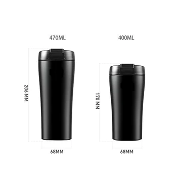 

2019 Coffee Mugs Milk Thermo Insulated Heat Stainless Steel Beer Cup Thermos Vacuum Flask Thermal Water Bottle Mug Thermoses