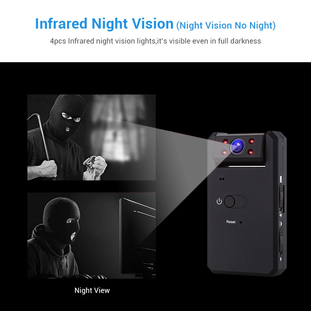 Микро-камера Mini DV Camara 1080P инфракрасная мини-видеокамера ночного видения с 180 градусов секретная камера 4k мини-камера