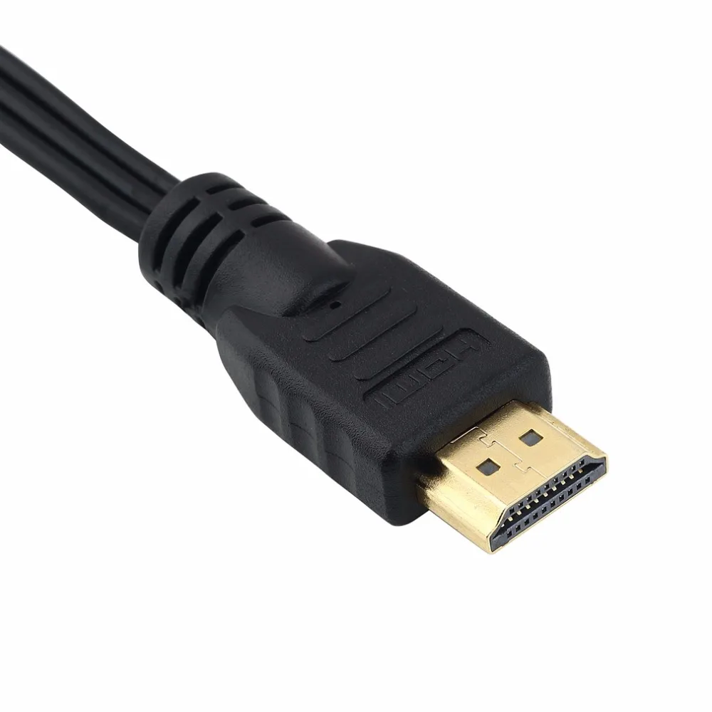 Мини HDMI к 3RCA видео компонентный Соединительный кабель конвертер концентратор шнур линия для Hdmito3 золотой разъем