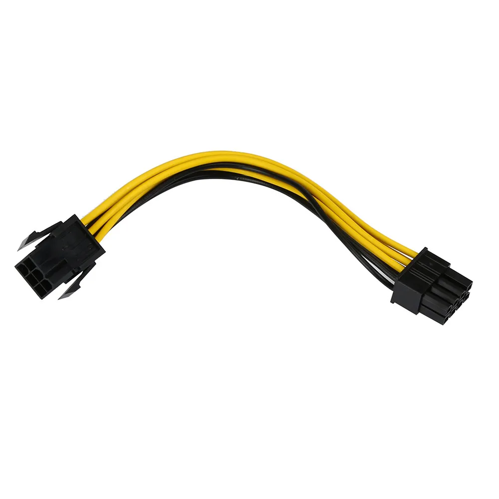 Кабель преобразователя питания PCI Express 6-pin до 8-pin 18 см для видеокарты GPU PCIE PCI-E