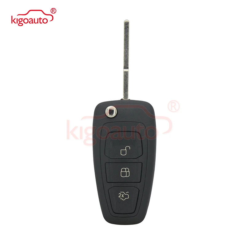 Kigoauto AM5T15K601AD 2036872 Автомобильный Дистанционный флип-ключ 3 кнопки 434 МГц FSK 4D63 чип для Ford Mondeo Focus C-Max 2011 2012 2013