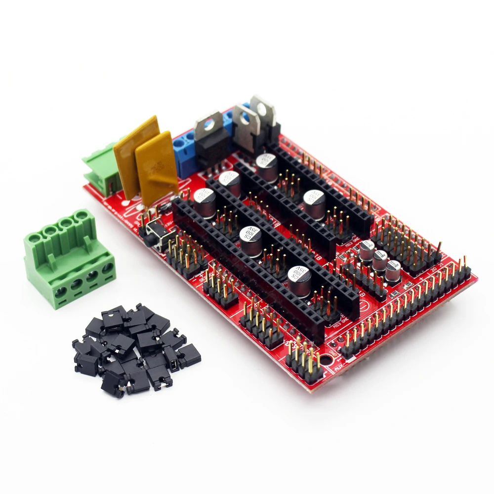 RepRap RAMPS 1 4 комплект с МЕГА 2560 r3 + Heatbed MK2B 12864 ЖК дисплей контроллер 5 шт. A4988 6