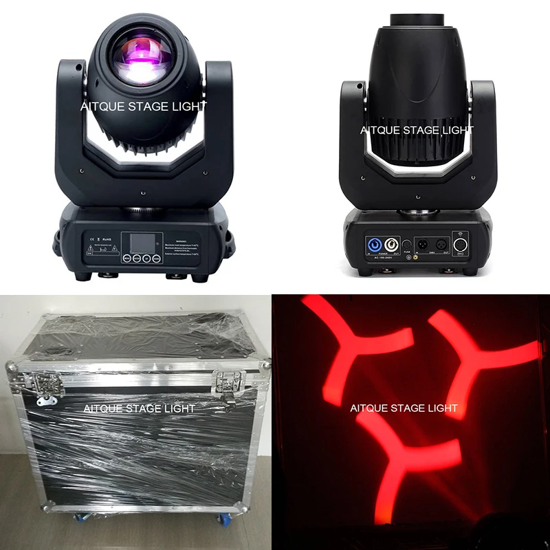 (Flycase) Новый led lyre spot 150w moving head avec gobos flycase|gobo head|lyre ledspot |