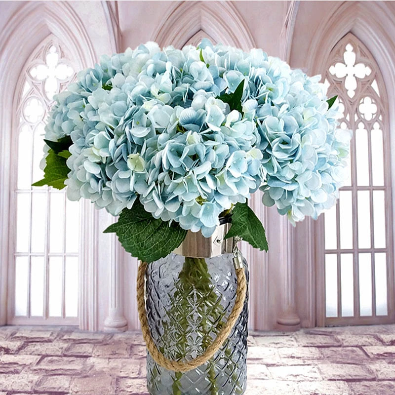 Flores artificiales de seda, Hortensia barata, ramo de novia, boda, hogar,  Año Nuevo, accesorios de decoración para Arreglo de plantas jarrón|silk  hydrangea|artificial flowersartificial flowers cheap - AliExpress