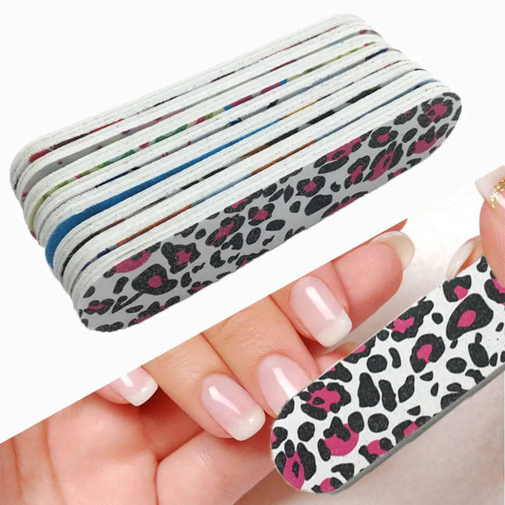 

30/50/100pcs Mini Small Nail File Set Nail Gel Polish Files Sanding Buffer Block Lime a ongle Nail Art Sponge Tools for Manicure