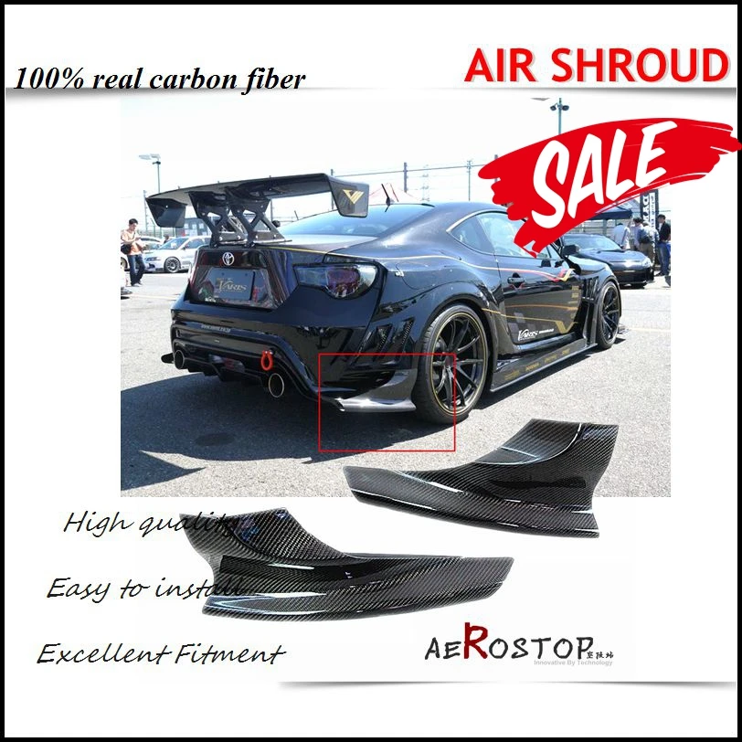 

FT86 GT86 FRS BRZ VARIS WIDE VER REAR FENDER AIR SHROUD CARBON FIBER