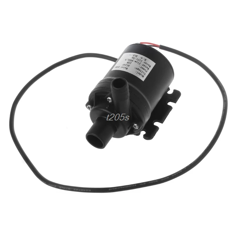 

800L/H 5m DC 24V Solar Brushless Motor Water Circulation Submersible Water Pump T12 Drop ship