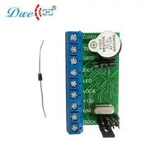 12 в rfid Контроль Доступа Автономный мини контроллер Wiegand со светодиодами и зуммером