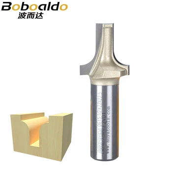 

1pcs 1/2 Shank Two flutes combination cutters for piercing through Pierce Round Over Bit Arden Router Bit