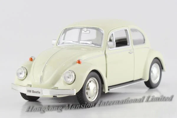 DIECAST MODEL COLLECTABLE BUILD YOUR OWN WHITE BEETLE 1:38 SCALE