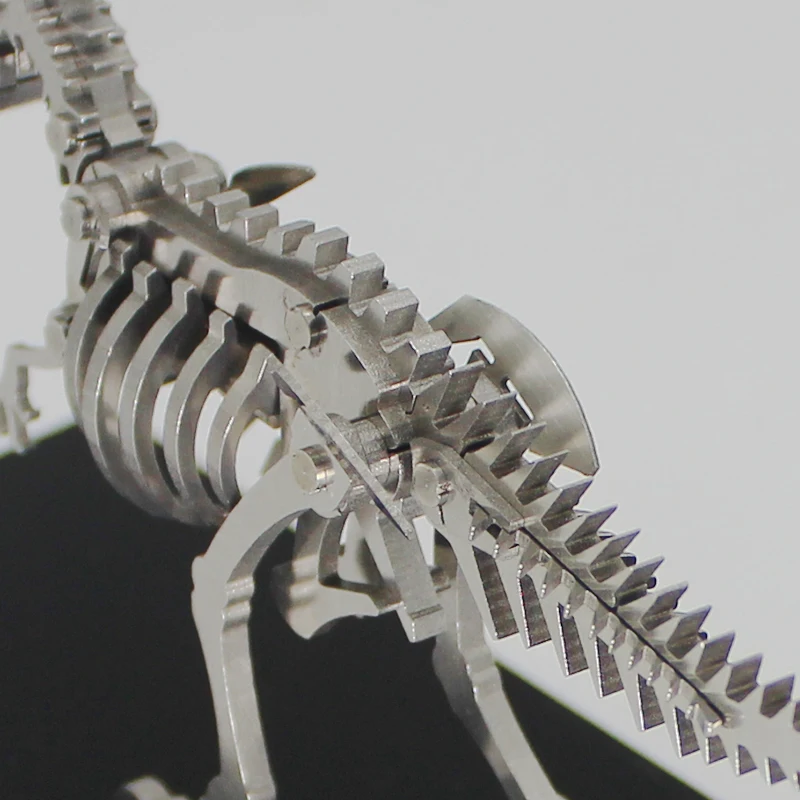 Dilophosaurus 3D Сталь металла подвижность суставов Миниатюрная модель Наборы Логические игрушки развивающие мальчик сплайсинга хобби здания