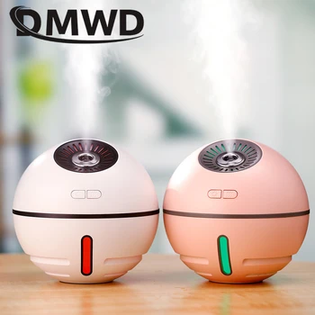 

JIQI USB Rechargeable Aroma Essential Oil Diffuser Ultrasonic Cool Mist Humidifier Water Supply Fogger Fan 7 Color LED Nightlamp