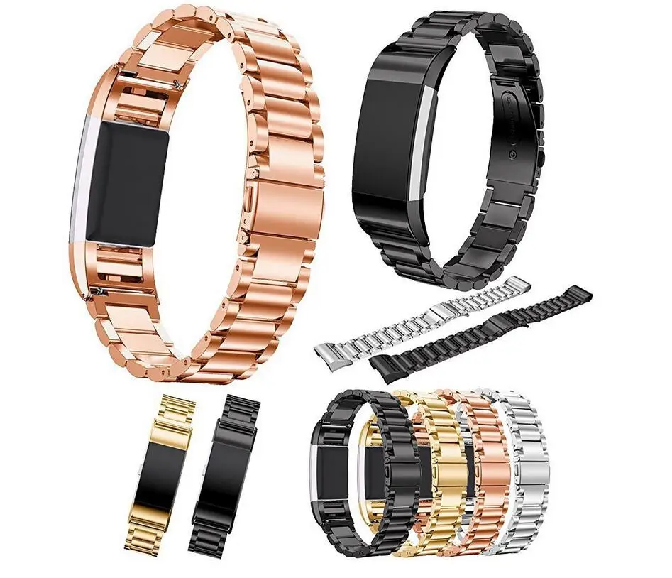 20PCS Metal Strap For Fitbit Charge 2 Watch Band Stainless Steel Smart Bracelet Replacement Charge2 | Электроника