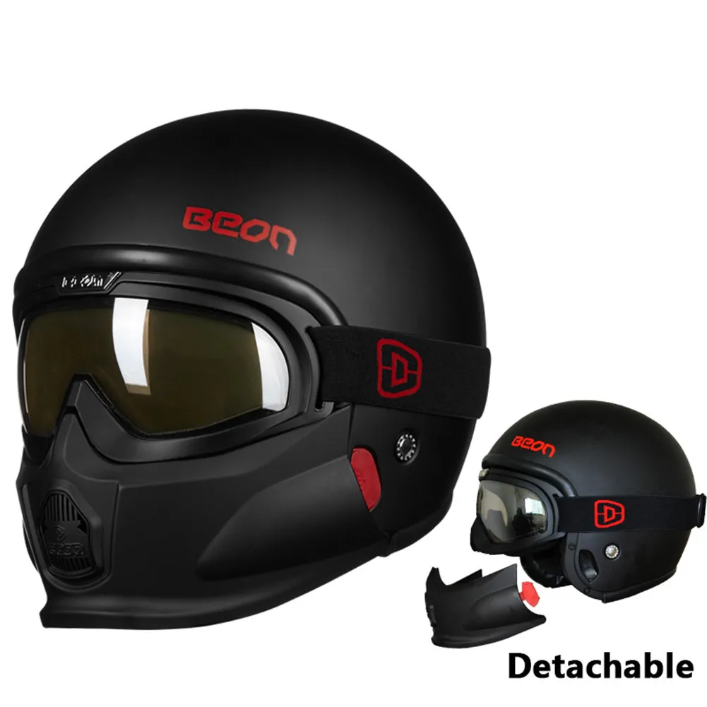 BEON мотоциклетный модульный шлем Ретро Casco мотоциклетные шлемы de Motociclista Casque Moto