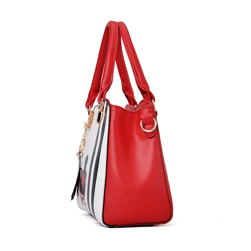 المرأة حقيبة يد جلدية الإناث الطباعة Crossbody حقائب كتف السيدات الأعلى مقبض حمل بولسا حقيبة ساعي محفظة Sac المرأة حقيبة يد جلدية الإناث الطباعة Crossbody حقائب كتف السيدات الأعلى مقبض حمل بولسا حقيبة ساعي محفظة Sac