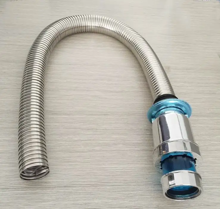 Free Shipping 73CM Stainless steel Faucet Pipe Extension Tube Bar Sink