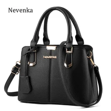 Nevenka Women Bag Big Handbag OL Style Shoulder Bags Casual Zipper Messenger Bags PU Leather Tote Pendant Purse Satchel Sac
