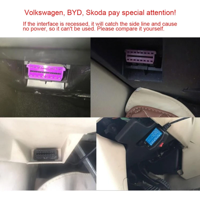 

Driving Recorder Dashcam Line OBD Power Treasure 12V To 5V 2.5A Line Micro USB Power Box Cable