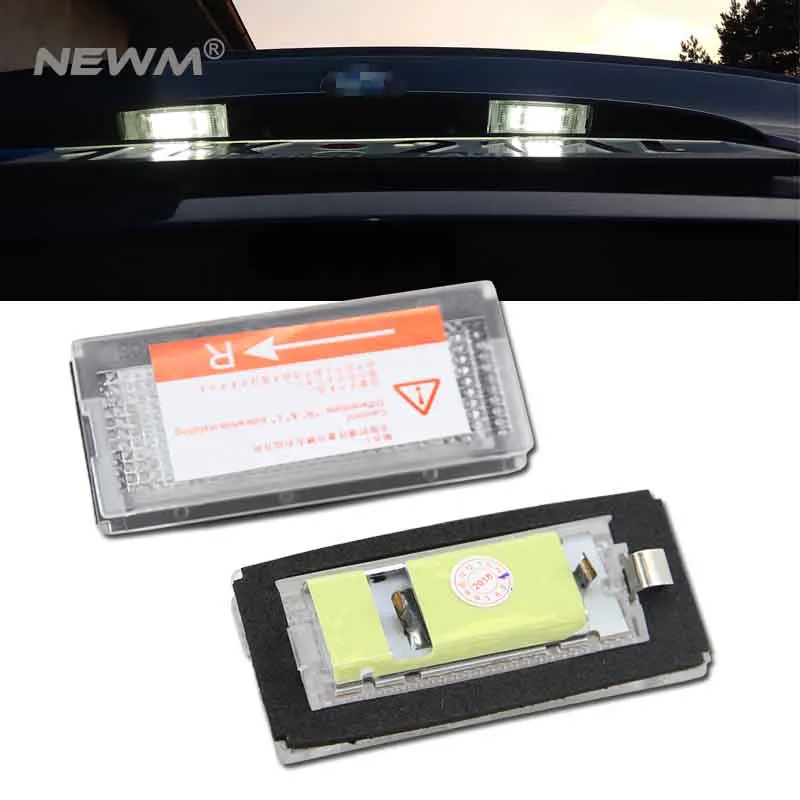 Bombilla LED Para Matrícula De Coche, Lámpara C5W De 36mm, 12V, 2