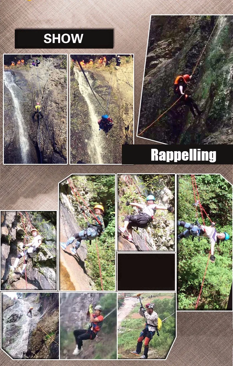 Dinâmica ao ar Corda de Segurança 11mm de Diâmetro de 9.8mm a 10.5mm de Alta Lote Escalada Corda Livre Montanhismo Resistência Sobrevivência Ferramenta 10 m - 3 High Quality Esporte e Lazer