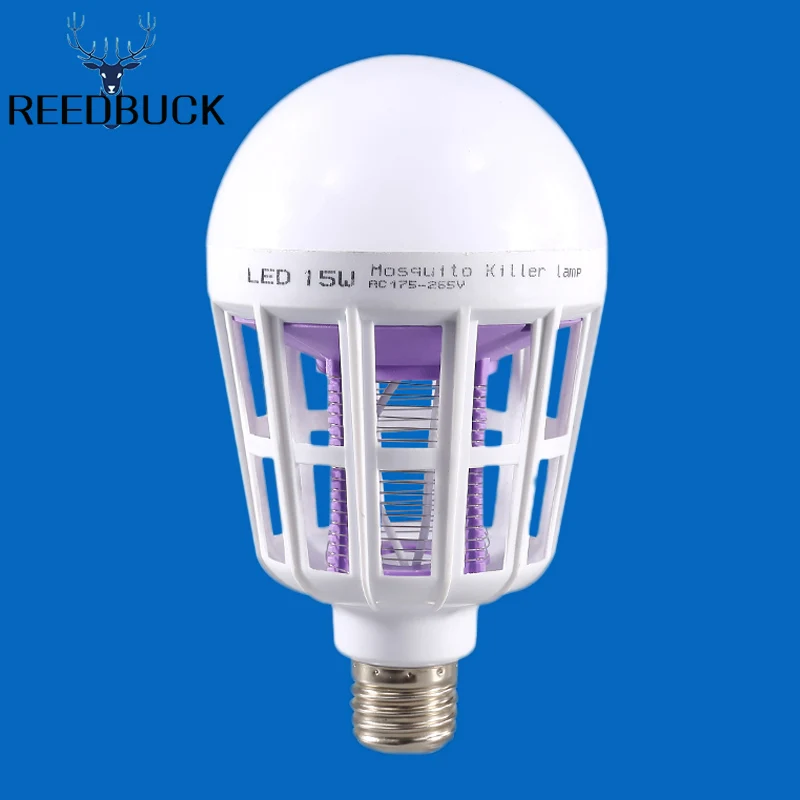 3 Modes E27 LED Bulb Electric Mosquito Killer Lamp Fly Anti Trap LED Pest Catcher 15W AC200 220V LED Pest Control Repellent Lamp (3)