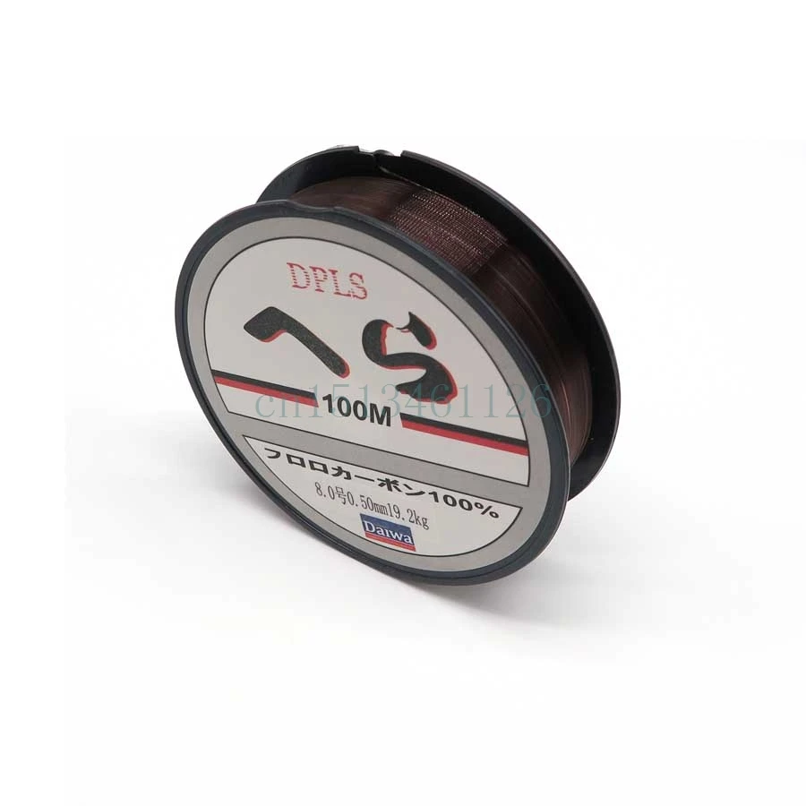 

1pcs available 100M Daiwa red Nylon Fishing Line Carbon Fiber Leader Lines fishing monofilament
