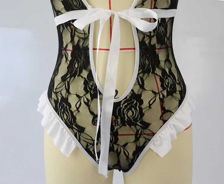 2018 plus size sexy lingerie women black lace deep v neck waist down hot sexy babydoll erotic teddy lingerie costumes for sex 2018 plus size sexy lingerie women black lace deep v neck waist down hot sexy babydoll erotic teddy lingerie costumes for sex