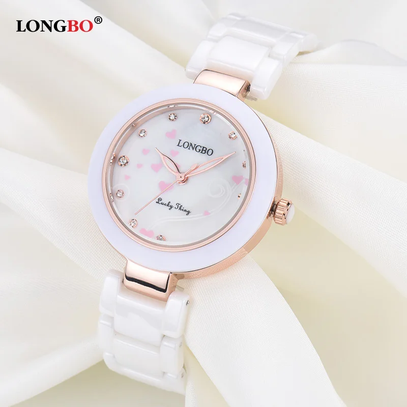 

2018 Luxury Brand Women Watch White Ceramic Strap Fashion Ladies Quartz Watch Waterproof Luxury Lady Wristwatch Relogio Feminino