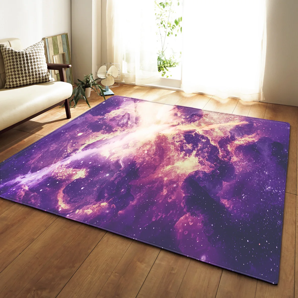 Dream Galaxy Космические звезды 3D ковры для гостиной спальни коврики для чайного стола мягкие фланелевые гостиной большой размер декоративный ковер - Цвет: 6