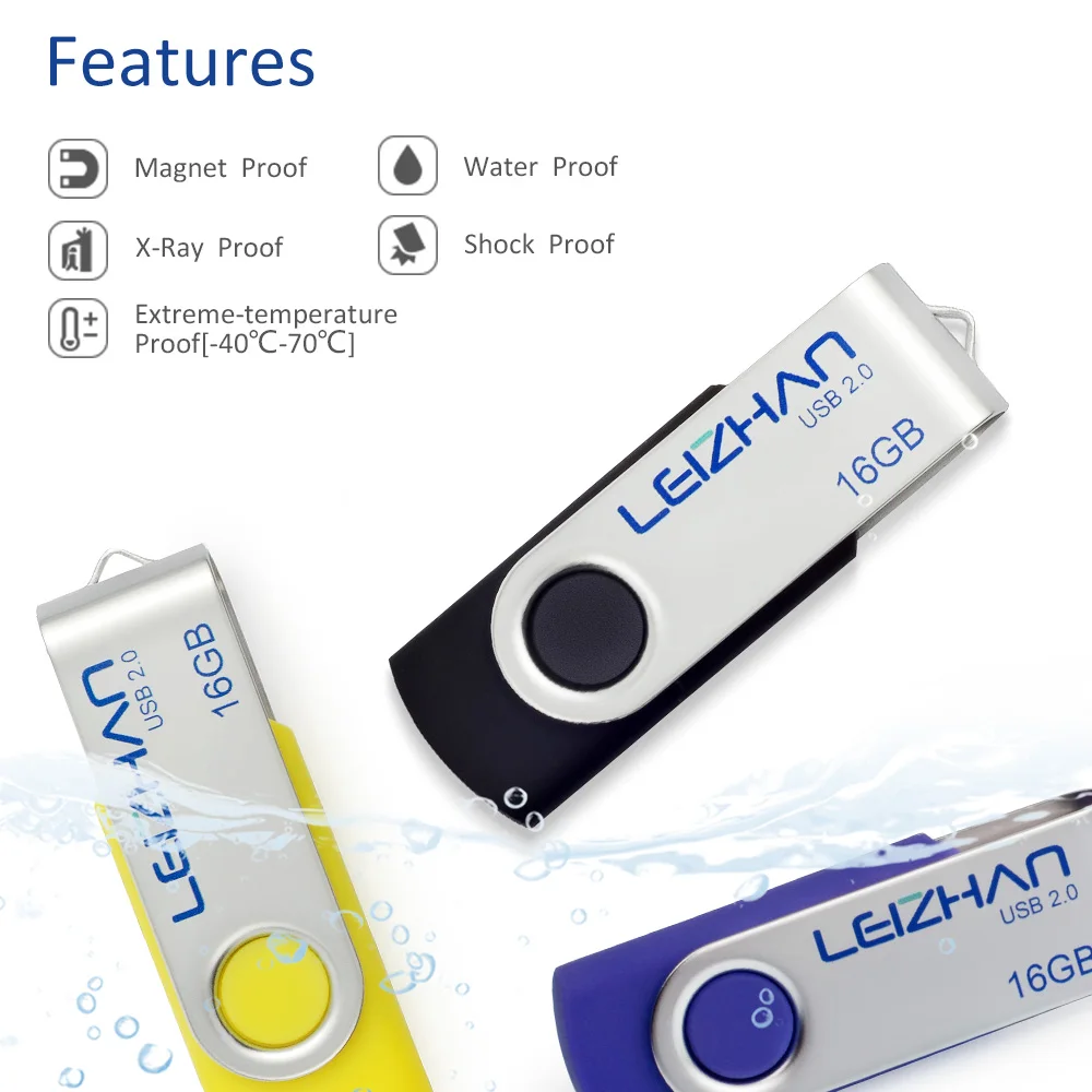 USB флеш накопитель LEIZHAN 64 ГБ 32 16 ГБ|USB флэш-накопители| |