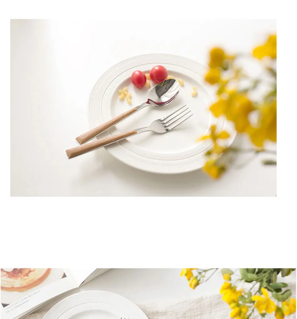 Gold Dinnerware Set Stainless Steel Cutlery Set 4 Pieces Black Knife Fork Set Tableware Gold Silver Cutleries Western Food Set (3)