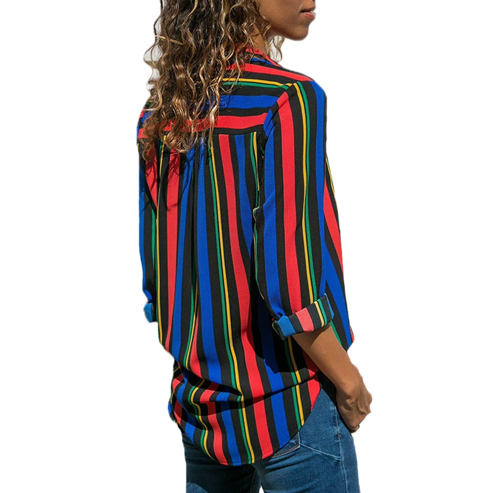 Multicolor-Striped-Modern-Women-Shirt-LC251389-22-2
