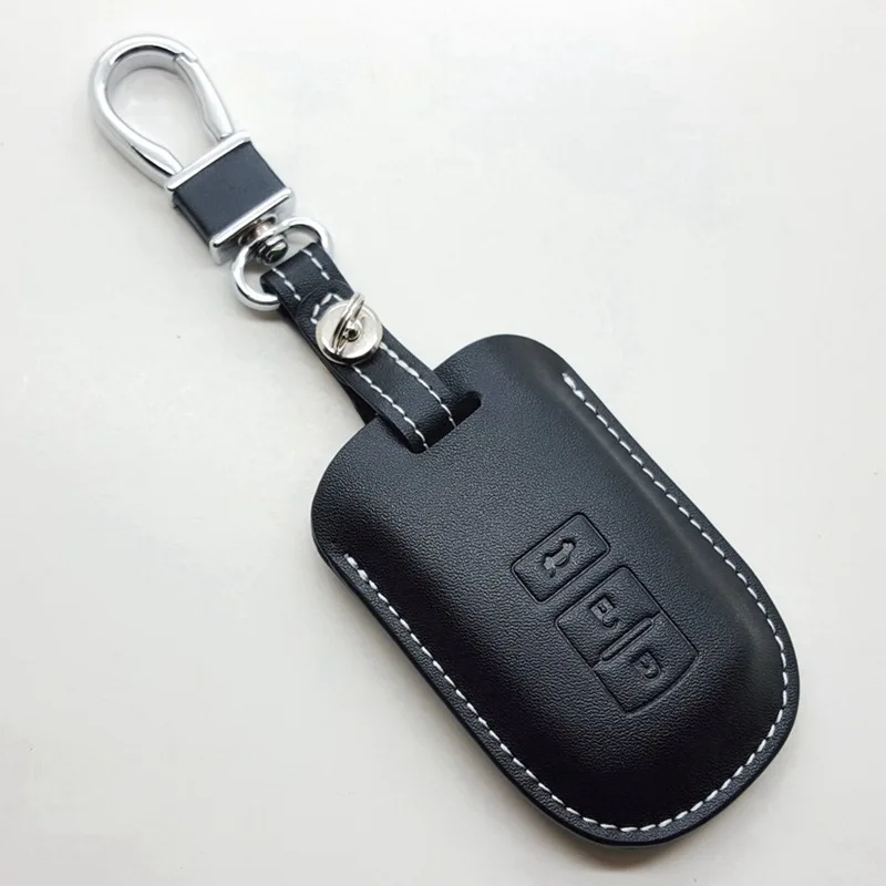 Кожаный чехол для автомобильного брелка Toyota Camry 2012 2 5 v/2 5g/2 s 2013 Smart key Holder Bag