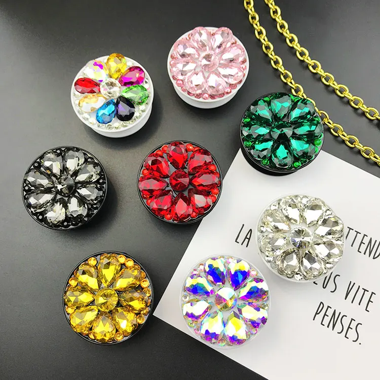 Diamond Expanding Stand Grip Mobile Phone Holder Smartphone Desk Stand For iPhone Samsung Huawei Case Stretch Finger Ring Holder Diamond Expanding Stand Grip Mobile Phone Holder Smartphone Desk Stand For iPhone Samsung Huawei Case Stretch Finger Ring Holder