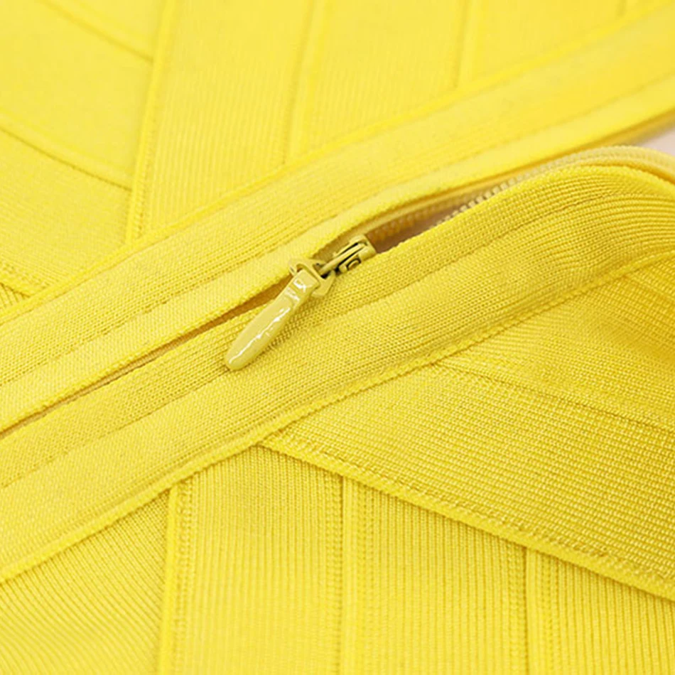 Модное Бандажное платье желтое Сексуальное длинное облегающее платье для вечеринок из вискозы с открытой спиной с глубоким v-образным вырезом вечернее облегающее платье сексуальная женская одежда
