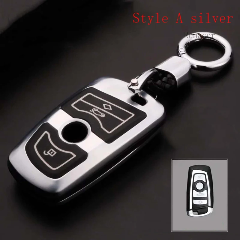 

Luminous Alloy+Rubber Car key case cover holder ring chain For BMW X3 X4 X5 X6 for BMW 1 3 4 5 6 series for BMW 3 5 series GT