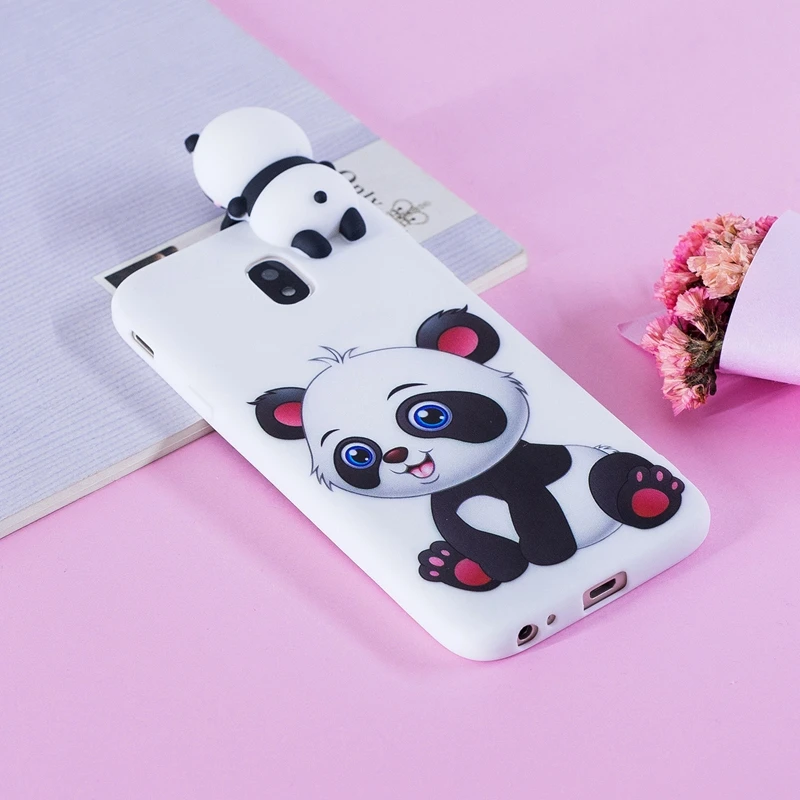 

J3 J5 J7 Pro sFor Coque Samsung Galaxy J3 2017 J330 Case 3D Panda Soft Silicon Back Cover For Galaxy J5 J7 2017 J530 J730 Case