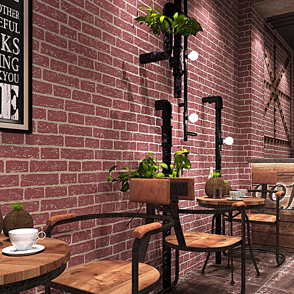 Grey Orange Red White Brick Wallpaper Modern Embossed Texture Wall Grey Orange Red White Brick Wallpaper Modern Embossed Texture Wall Paper Roll Wallcovering In Wallpapers From Home Improvement On Aliexpress Alibaba