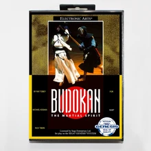 16 бит игра Sega Mega Drive картридж с розничной коробкой-Budokan игровая карта для системы Megadrive Genesis
