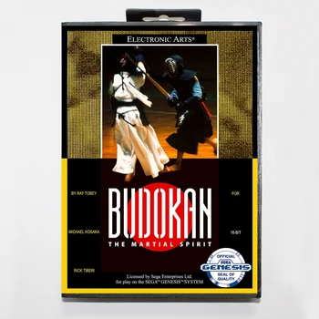 

16 bit Sega MD game Cartridge with Retail box - Budokan game card for Megadrive Genesis system
