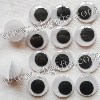 

1000PCS/LOT,2cm eye stickers,Plastic eyeball with self-adhesive sticker,Plastic wiggle eyes,Doll eyes,Craft material.Wholesale