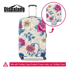 Dispalang яркий цветочный принт багажные Чехлы для девочек женские модные эластичные Чехлы для чемоданов высокое качество