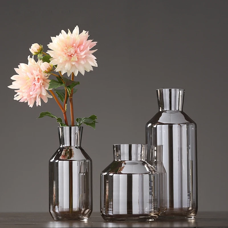 

Creative glass vase Modern furnishing crafts terrarium glass containers flower vases nordic decoration home wedding decoration