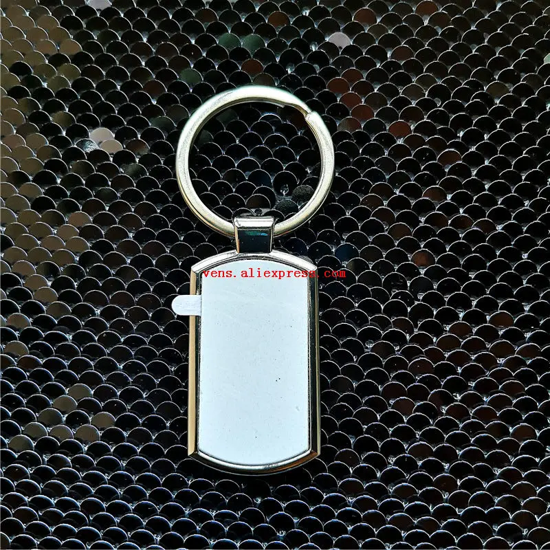 

hot style sublimation blank metal key ring Chain hot transfer printing keychains blank consumables material 10pieces/lot