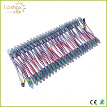 1000 шт. DC5V 12 В WS2811 IC RGB светодиодный модуль струнный светильник 12 мм полноцветный IP68 открытый водонепроницаемый рекламный светодиодный пиксельный светильник