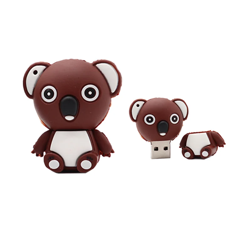 Мультяшный медведь Детская флешка 4 ГБ 16 32 64 usb накопитель модный подарок |USB