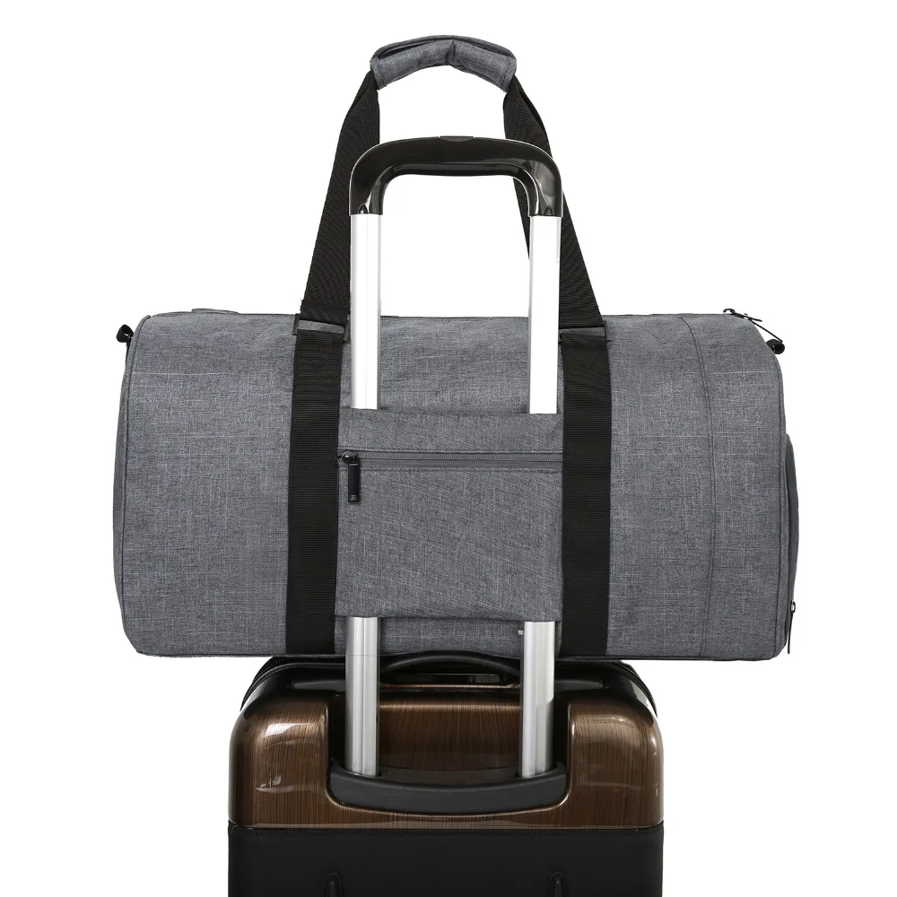 Дорожная сумка BAGSMART, Большая вместительная сумка для ручной клади, нейлоновая сумка для путешествий, сумка для путешествий, сумка для обуви, сумка для путешествий