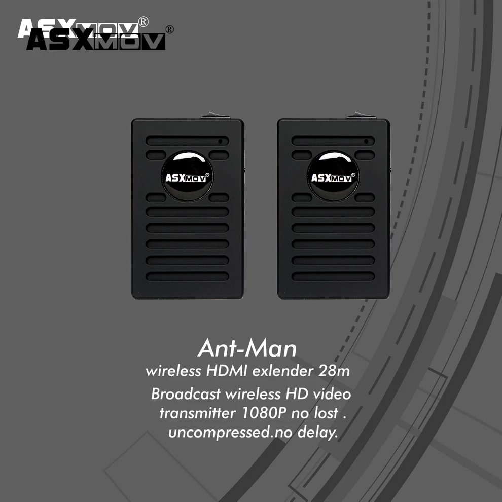 

ASXMOV no delay 28M HDMI Wireless video transmitter and receiver for monitor for DSLR FILM 480I/480P/720P/1080i/1080P