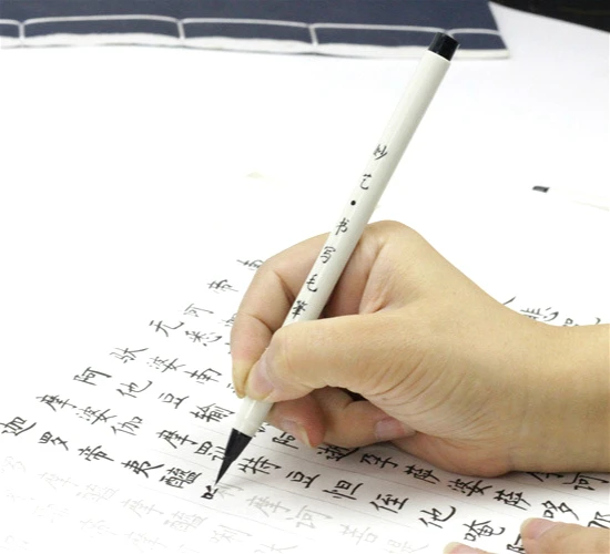 

Modern New Calligraphy Pen Brush Soft Hair Small Regular Script Handwriting Brushes 3pcs Painting Outline Water Pen Brush